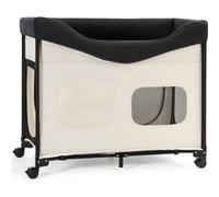 VEVOR Panier Pour Chien Pliable Avec Roues et Pochettes Latérales Capacité 45kg Beige