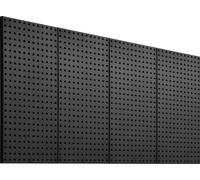 VEVOR Panneau à outils, 61 x 30,5 cm, jeu de 4, panneau à fiches en acier, rangement mural, panneau à fiches d'outils pour garage, rangement d'outils, établi, bureau