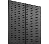 VEVOR Panneau à outils, 81x40cm, panneau perforé 2 plaques, organisateur mural robuste en acier pour tableau à fiches, pour salon, garage, rangement d'outils, établi, organisation de bureau, salle de
