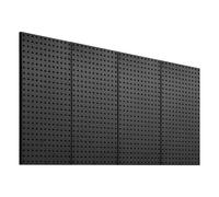 VEVOR Panneau perforé mural 60,96 x 30,48 cm en métal robuste Ø trou 0,6 cm 4 pièces