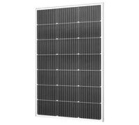 VEVOR Panneau Solaire Monocristallin 100 W Panneau Photovoltaïque Haut Rendement 23 % pour Hors Réseau Toit Plat Voiture, Bateau, Camping-car, avec Sortie MC4 Stable, Cadre en Aluminium, Étanche IP65