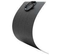 VEVOR Panneau Solaire Monocristallin Semi Flexible 100 W Panneau Solaire Souple Rendement 23 % Chargeur Hors Réseau pour Surfaces Courbes Bateau, Camping-car, Voiture, avec Sortie MC4, Étanche IP67