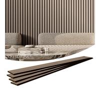 VEVOR Panneaux acoustiques à lattes en bois pour mur 2400 x 200 mm bois d'argent