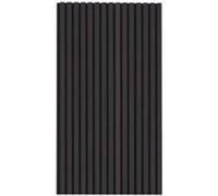 - Panneaux acoustiques à lattes en bois pour mur 1200 x 600 mm chêne noir