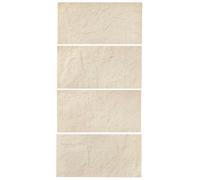 VEVOR Panneaux Muraux 3D, Lot de 4, Panneau Mural Décoratif en PU Imitation Pierre Naturelle, 120x60 cm, Couverture 2,97 m², Décoration Intérieure pour Plafond, Chambre, Salon, Salle de Jeux, Jaune