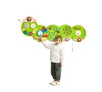 Panneaux Muraux d'Activités Chenille-VEVOR-12 Jeux-Jouet Mural Sensoriel Montessori pour Enfants 3-12 ans