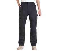 VEVOR Pantalon Ignifuge Cargo Homme Coton Résistant Multi-poches Taille M Noir