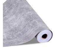 VEVOR Papier Peint Adhésif Mural, 40 cm x 15 m, Rouleau Papier Peint Autocollant en Vinyle, Style Industriel Gris Foncé, Imperméable, pour Revêtement Mural, Chambre, Cuisine, Salle de Bain, Bureaux