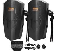 VEVOR Pare-Battage Plat Lot de 2 Défenses de Bateau en EVA Résistant 410 x 220 mm avec Corde et Sac de Rangement Pratique Pare-Chocs pour Protéger les Navires de Classe A et Classe 1 Accostage Quai