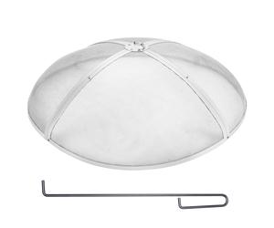 VEVOR Pare-étincelle pour Brasero à Bois 1016 mm Couvercle Protection Acier Inox
