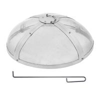 VEVOR Pare-étincelle pour Foyer Brasero à Bois 508 mm Couvercle Rond Acier Inox