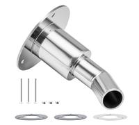 VEVOR Passe Coque d'Échappement pour Chauffage Diesel de 24 mm, Raccord de Revêtement d’Échappement Coudé avec Vis, Écrous et Joint, en Acier Inoxydable 316, pour Réchauffeur de Stationnement