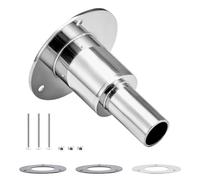 VEVOR Passe Coque d'Échappement pour Chauffage Diesel de 24 mm, Raccord de Revêtement d’Échappement Droit avec Vis, Écrous et Joint, en Acier Inoxydable 316, pour Réchauffeur de Stationnement
