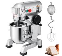 Vevor Pâte à pizza, pâte à pain, etc. Machine à pâtisserie classique 3 vitesses Blender en acier haute performance 30 l