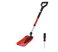 Pelle à Neige Pliable d'Urgence 22cm de Large Réglable 91 à 102cm Avec Manche en D