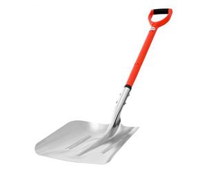 VEVOR Pelle à neige pour allée, en alliage d'aluminium de 35 cm de large, pelle de nettoyage de neige avec poignées en D, grande capacité, outil de déneigement léger pour jardin, voiture, camping