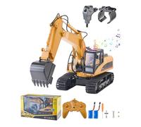 VEVOR Pelleteuse Excavatrice Télécommandée Jouet Enfants 15 Canaux Échelle 1:14