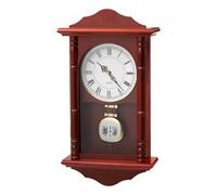 VEVOR Pendule Murale Rétro Horloge à Pendule Vintage 460x240x92 mm Mouvement à Quart