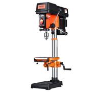 VEVOR Perceuse À Colonne 750w 30,48 cm Oscillation, 440-2580 Tr/min, Perceuse À Vitesse Variable Avec Plan De Travail Inclinable De 0 À 45 °, Perceuse De Positionnement À Rayons X, Perceuse À Bois Et