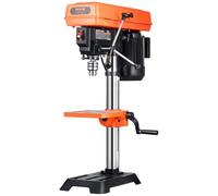 VEVOR Perceuse D'établi 254 mm, Moteur À Induction, Puissance Maximale 550 W, Perceuse D'établi Avec Contrôle Variable À 5 Vitesses 550/950/1500/2000/2500 Tr/min, Table De Travail Inclinable De 0-45 °