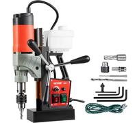 VEVOR Perceuse Magnétique Perceuse à Colonne Deux Bits 13000 N 580 tr/min 1200 W