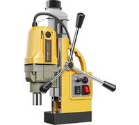 Perceuse Magnétique 1200W Perceuse à Colonne Force 12500N Vitesse Variable Jaune
