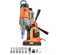 Perceuse Magnétique Perceuse à Colonne 1450W 12800N Diamètre Alésage 5cm 6 Forets