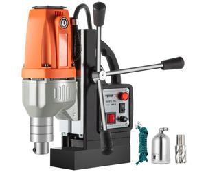 VEVOR Perceuse magnétique 220 V-240 V Perceuse magnétique 980 W, Perceuse à métaux haute puissance 680 tr/min, Perceuse à métaux multifonction 35 mm Perceuse à noyau pour le perçage et le taraudage