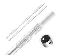 VEVOR Perche de piscine télescopique de 1 à 3,66 m, poteau de piscine professionnel réglable avec rallonge, bâton de nettoyage en alliage d'aluminium, pour épuisette, râteau, brosse, tête d'aspirateur