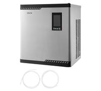 VEVOR Pièce Détachée de Machine à Glaçons Commerciale, Tête Uniquement, Rendement 136 kg/24 h, Autonettoyante, Production Programmée et Épaisseur Réglable, pour Bar Restaurant Débit de Boissons