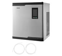 VEVOR Pièce Détachée de Machine à Glaçons Commerciale, Tête Uniquement, Rendement 136 kg/24 h, Autonettoyante, Production Programmée et Épaisseur Réglable, pour Bar Restaurant Débit de Boissons