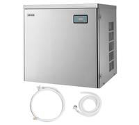 VEVOR Pièce Détachée de Machine à Glaçons Commerciale, Tête Uniquement, Rendement 204 kg/24 h, Autonettoyante, Production Programmée et Épaisseur Réglable, pour Bar Restaurant Débit de Boissons