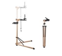 VEVOR Pied d'atelier vélo pliable, hauteur réglable de 1025-1510 mm, support de réparation de vélo robuste, charge 49,9 kg, stand de bicyclettes avec grand plateau à outils, pour VTT et vélos de route