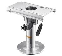 VEVOR Pied de Siège de Bateau Réglable en Hauteur 34-49 cm, Support de Siège de Bateau en Alliage d'Aluminium avec Glissière, Verrouillable, pour Amateurs de Pêche et de Navigation de Plaisance