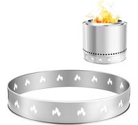VEVOR Support pour Foyer Solo Stove 68,6 cm, Support de Brasero en Anneau Acier Inoxydable, Réduit la Fumée, Léger et Portable et Robuste, pour Extérieur, Camping, Jardin, Fêtes, Sorties en Plein Air
