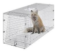 VEVOR Piège pour Animaux Vivants 1067x406x457 mm Cage Trappe Chat Pliable Fil de Fer Galvanisé Sans Cruauté avec Poignée Piège pour Tatous, Chats Errants, Écureuils, Ratons Laveurs, Marmottes, Renards