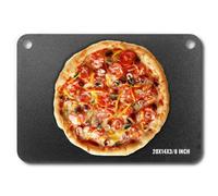 VEVOR Pierre à Pizza Plaque à Pizza Pré-assaisonnée en Acier 508x355x10 mm Four