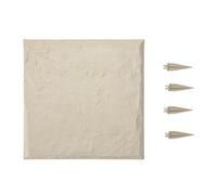 VEVOR Pierres de Marche Jardin Dalles de Pas Pavé Allée 4 PCS 39,5x39,5 cm Beige