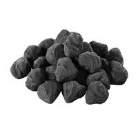 VEVOR Pierres en Céramique pour Cheminée à Gaz, Lot de 25, Pierres de Lave 3-5 cm, Morceaux Pierre Décorative Réutilisable pour Foyer Gaz Propane, Brasero Intérieur Extérieur, Cour, Terrasse, Camping