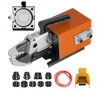 VEVOR Pince à Sertir les Bornes de Fil Am-10 Outil de Sertissage Pneumatique à Air Comprimé jusqu'à 16 mm² avec 10 Jeux de Matrices pour de Nombreux Types de Bornes pour Électricien Entretien Atelier