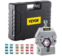 VEVOR Pince à sertir manuelle pour tuyaux AC Hydra-Krimp 71550 Kit de sertissage manuel pour tuyaux AC Réparation de climatisation Outil de sertissage manuel pour tuyaux AC avec 4 matrices