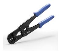 VEVOR Pince à Sertir pour Câble Acier 1,2-3,17 mm Repères Métriques et Impériaux Noir et bleu