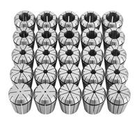 VEVOR Pince de Serrage ER32 1/16-13/16 pouce 25 PCS Jeu de Pinces Ressort | Pour Fraiseuses, Perceuses Colonne, Haute Concentricité TIR 0,0008 pouce, Acier Allié, Outil de Mandrin Tour, Étui Individuel