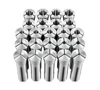VEVOR Pince de Serrage R8 1/16-3/4 pouce 23 PCS Jeu de Pinces de Précision | Pour Fraiseuses, Perceuses Colonne, Haute Concentricité TIR 0,0008 pouce, Acier Allié, Outil de Mandrin Tour, Étui Individuel