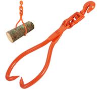 VEVOR Pince Forestière de Levage Rotative pour Troncs Bûches 457,2 mm 2 Griffes
