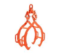 VEVOR Pince Forestière pour Troncs 710 mm, Pince de Levage pour Bois Bûches Grumes Pivotante 4 Griffes Capacité de Levage 453 kg Pinces en Acier Robuste, pour Camions, Tracteurs, Chariots Élévateurs