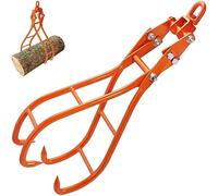 VEVOR Pince Forestière pour Troncs 914,4 mm Pince de Levage pour Bois Bûches Crochets 4 Griffes Pivotante Capacité Charge 1500 kg Pince à Bois en Acier pour Tracteurs VTT Camions Chariots Élévateurs