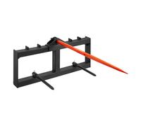 VEVOR Pique-botte Fourche à Balles Foin pour Tracteur Chargeuse 3 Pointes 725kg