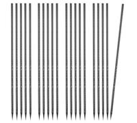 VEVOR Piquets d'Armature 61 cm Piquets d'ancrage au Sol Droits Robustes en Acier Galvanisé, Lot de 20, Ancres de Sol, Diamètre 12 mm, avec Pointe Biseautée, pour Jardin, Clôtures, Tentes de Camping