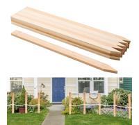 VEVOR Piquets de Clôture Jardin en Bois, Lot de 25, Poteaux Bois à Pointe 12,7 x 38,1 x 914,4 mm, Piquets pour Clôtures Anti-érosion, Délimiter les Zones de Jardin, Support de Croissance des Plantes
